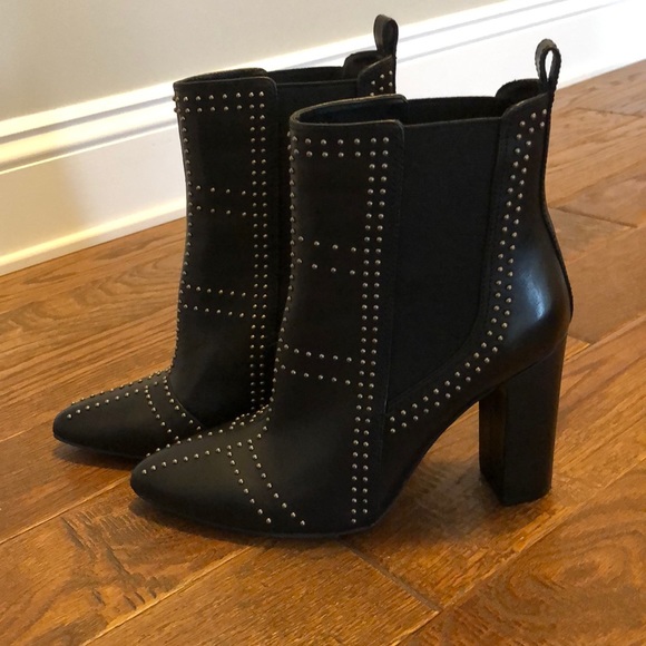 Vince Camuto Shoes - Vince Camuto black leather stud boots